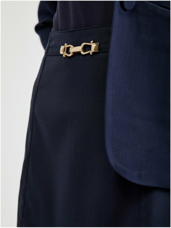 Orsay Tmavě modrá dámská sukně ORSAY