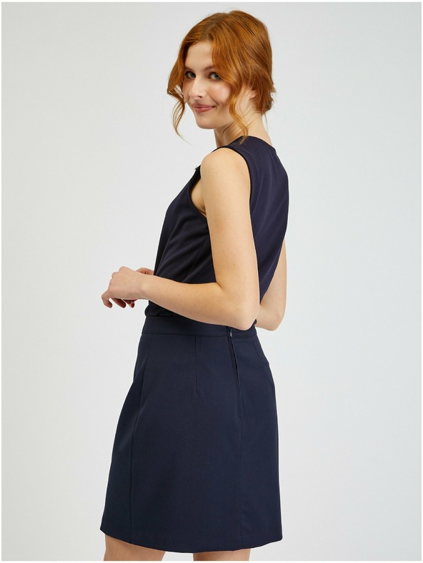 Orsay Tmavě modrá dámská sukně ORSAY