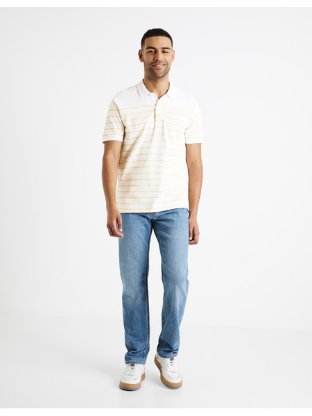 Celio Modré pánské straight  fit džíny Celio Doklight15