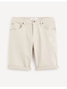 Celio Béžové pánské kraťasy Celio Mohitobm