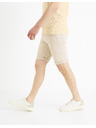 Celio Béžové pánské kraťasy Celio Mohitobm