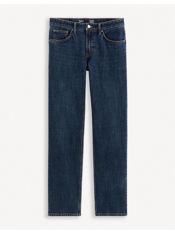 Celio Tmavě modré pánské regular fit džíny Celio Fostones