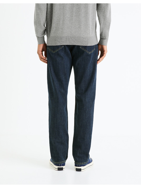 Celio Tmavě modré pánské regular fit džíny Celio Fostones