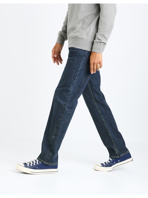 Celio Tmavě modré pánské regular fit džíny Celio Fostones