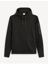 Celio Černá pánská mikina Celio Geyokecap