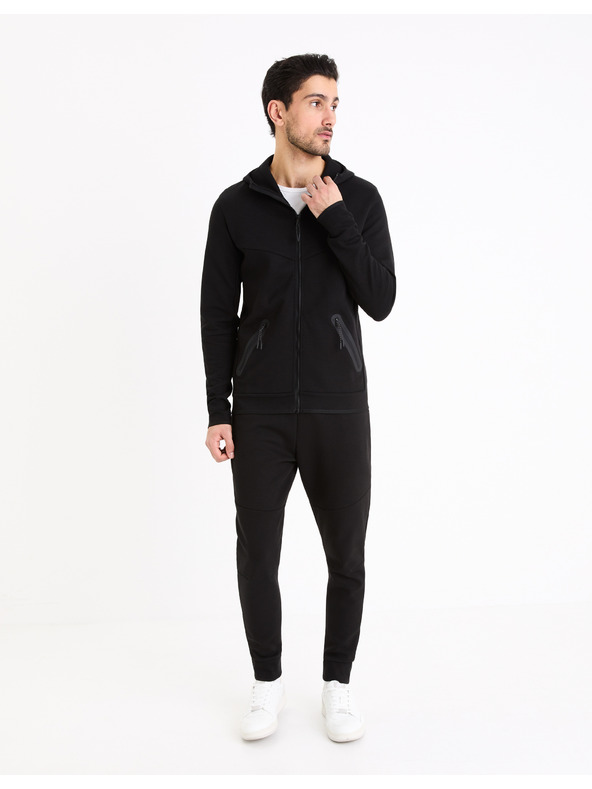 Celio Černá pánská mikina Celio Genewyoke