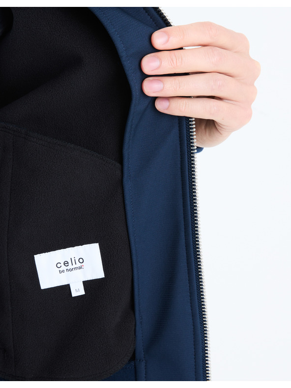 Celio Tmavě modrý pánský bomber Celio Gunewbomb