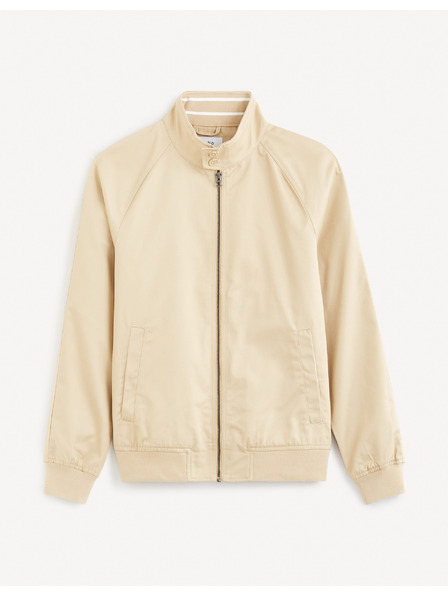 Celio Béžový pánský bomber Celio Gubavlna