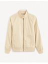 Celio Béžový pánský bomber Celio Gubavlna