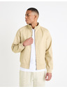 Celio Béžový pánský bomber Celio Gubavlna