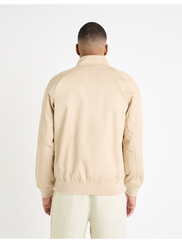 Celio Béžový pánský bomber Celio Gubavlna