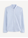 Celio Svěle modrá pánská košile Celio Bapik