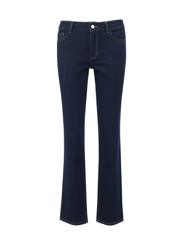 Orsay Tmavě modré dámské straight džíny ORSAY