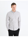 Celio Světle šedá pánská košile Celio Gaop