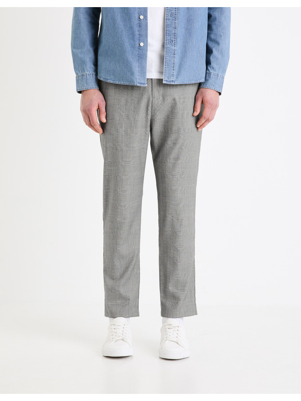 Celio Šedé pánské kalhoty Celio Gocarre