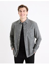 Celio Šedá pánská džínová košile Celio Gagusti1