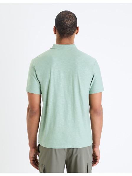 Celio Světle modré pánské basic polo tričko Celio Feflame