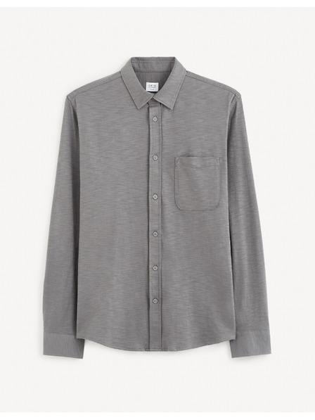 Celio Šedá pánská košile Celio Gaselle