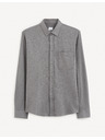 Celio Šedá pánská košile Celio Gaselle