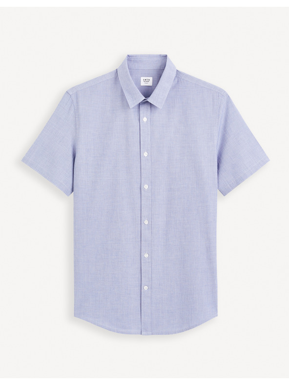 Celio Světle modrá pánská košile Celio Fafilemc