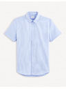 Celio Světle modrá pánská pruhovaná košile Celio Fasanuremc