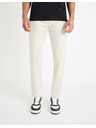 Celio Krémové pánské kalhoty Celio Gofive