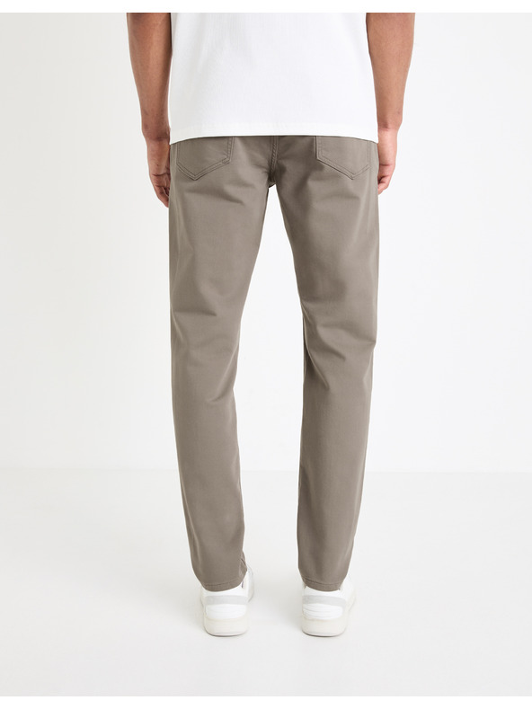 Celio Béžové pánské kalhoty Celio Gofive