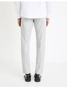 Celio Světle šedé pánské chino kalhoty Celio Gosi