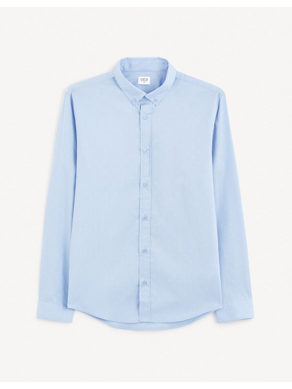 Celio Světle modrá pánská košile Celio Gaop