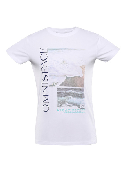 NAX Bílé dámské tričko NAX NERGA