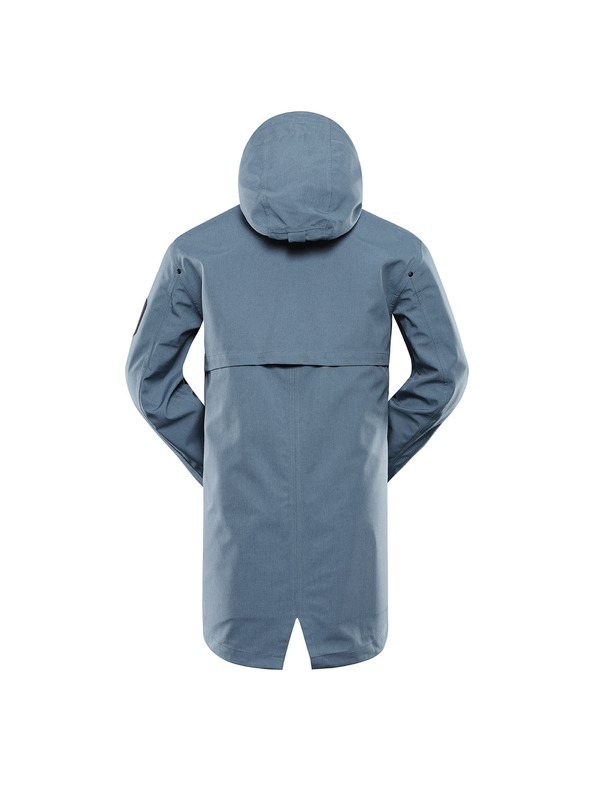ALPINE PRO Modrý pánský nepromokavý kabát ALPINE PRO PERFET
