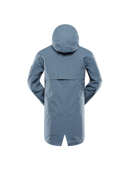 ALPINE PRO Modrý pánský nepromokavý kabát ALPINE PRO PERFET