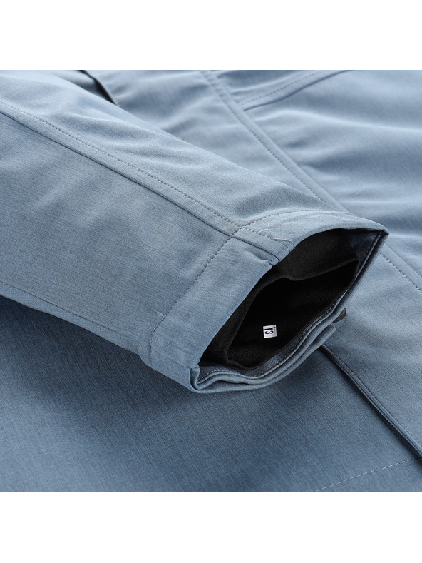 ALPINE PRO Modrý pánský nepromokavý kabát ALPINE PRO PERFET