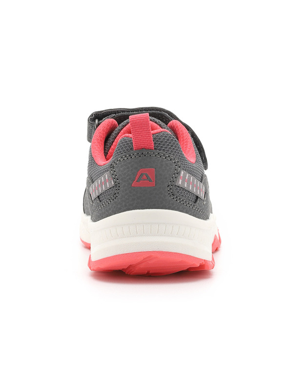 ALPINE PRO Růžovo-šedé dětské outdoorové tenisky ALPINE PRO MORELO