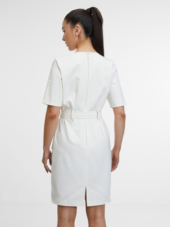 Orsay Bílé dámské šaty ORSAY