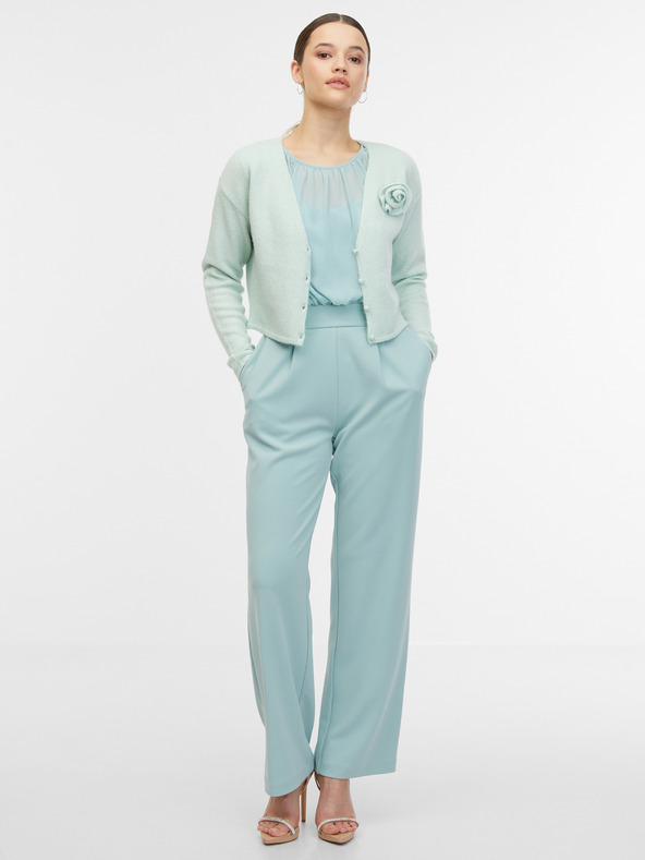 Orsay Mentolový dámský kardigan s příměsí vlny ORSAY