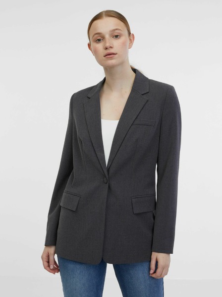 Orsay Tmavě šedé dámské sako ORSAY