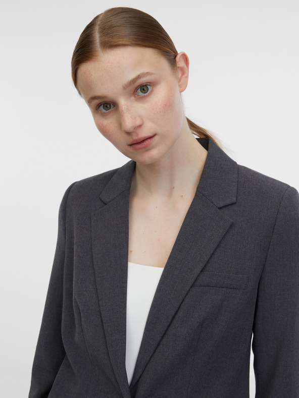 Orsay Tmavě šedé dámské sako ORSAY