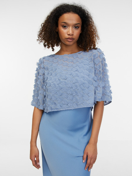 Orsay Světle modrá dámská květovaná halenka ORSAY