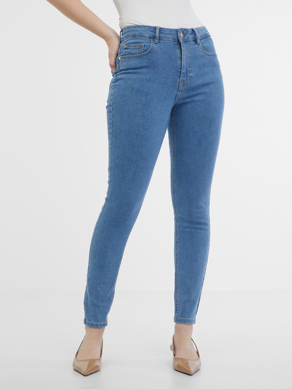 Orsay Světle modré dámské skinny fit džíny ORSAY