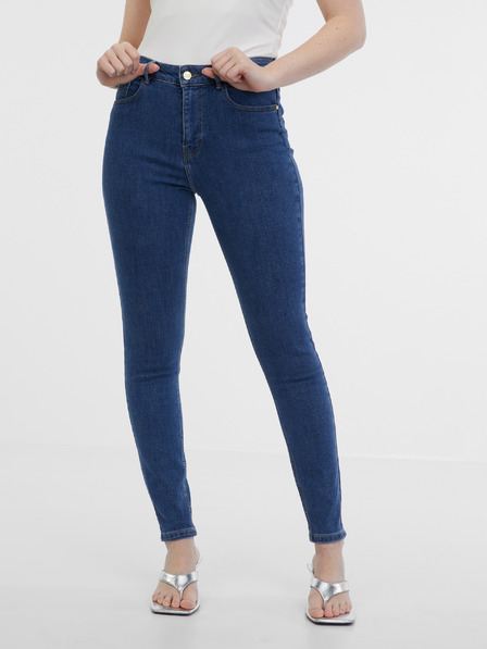 Orsay Modré dámské skinny fit džíny ORSAY
