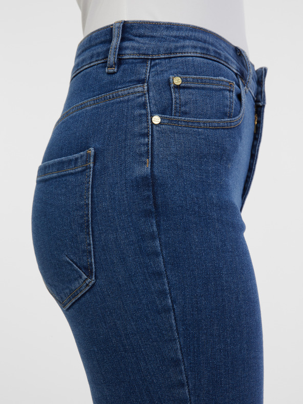 Orsay Modré dámské skinny fit džíny ORSAY