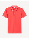 Celio Červené pánské polo tričko Celio Decolrayeb