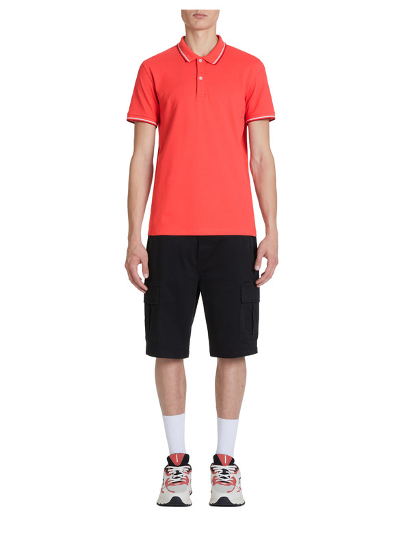 Celio Červené pánské polo tričko Celio Decolrayeb
