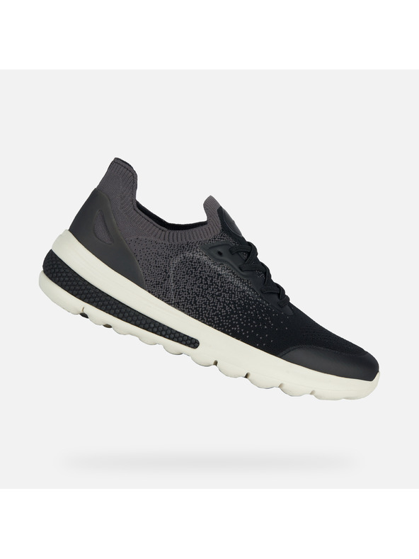 Geox Černé pánské tenisky Geox Spherica Actif