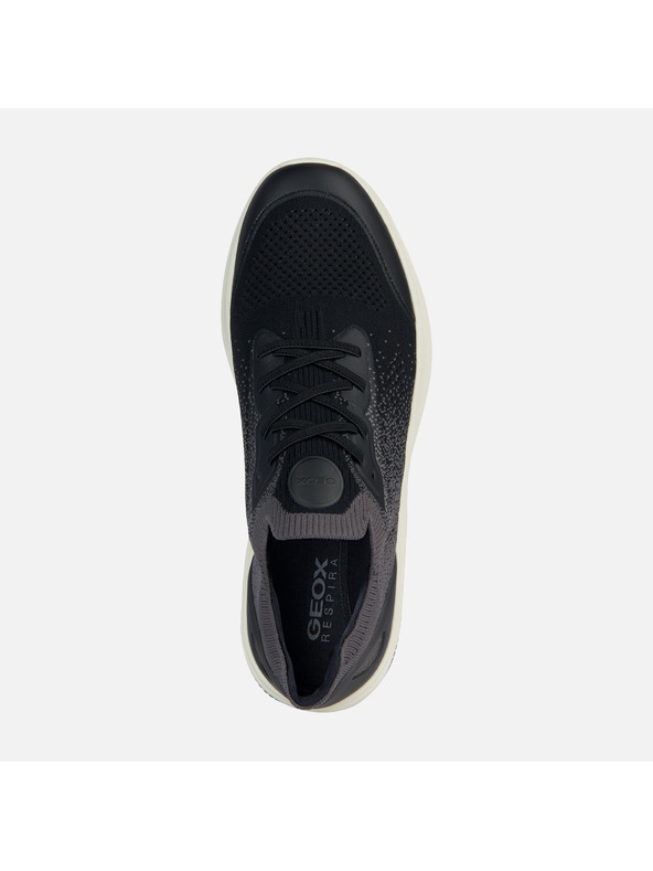 Geox Černé pánské tenisky Geox Spherica Actif