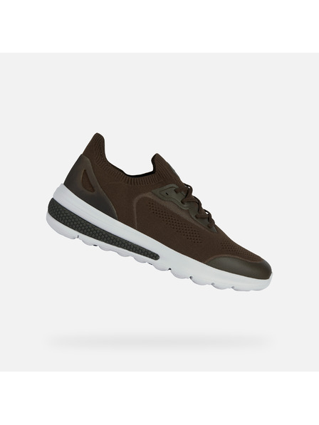 Geox Khaki pánské tenisky Geox Spherica actif