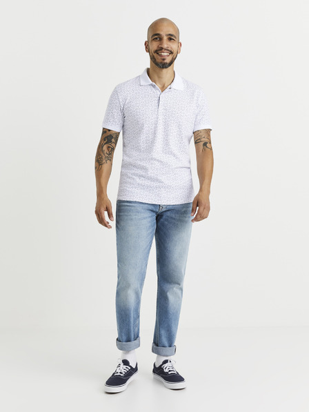 Celio Modré straight fit džíny Celio Vobel15