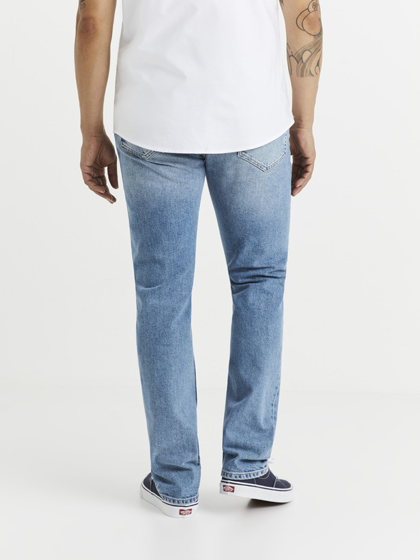 Celio Modré straight fit džíny Celio Vobel15