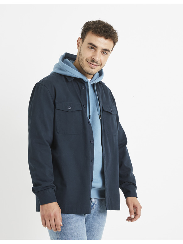 Celio Tmavě modrá bunda Celio Vawork